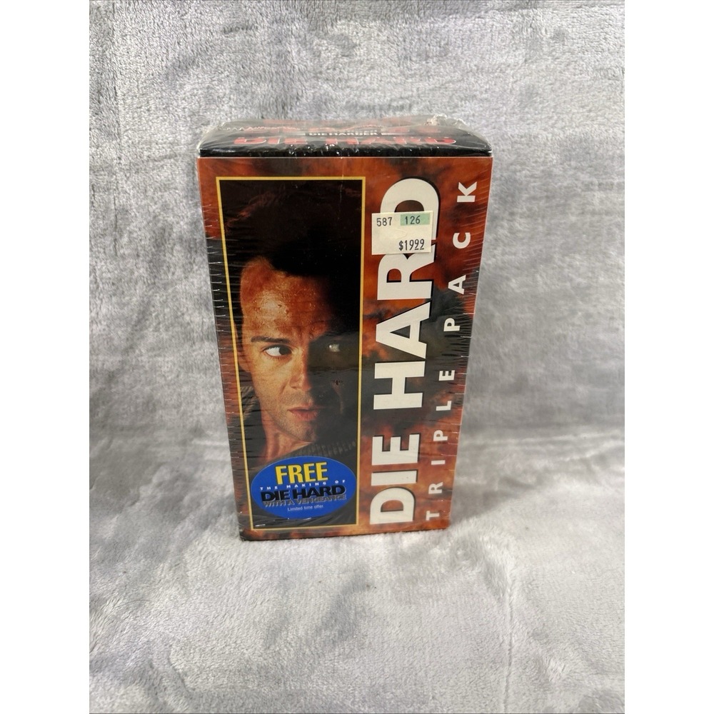Die Hard‎ VHS Triple Pack Bruce Willis Factory Sealed